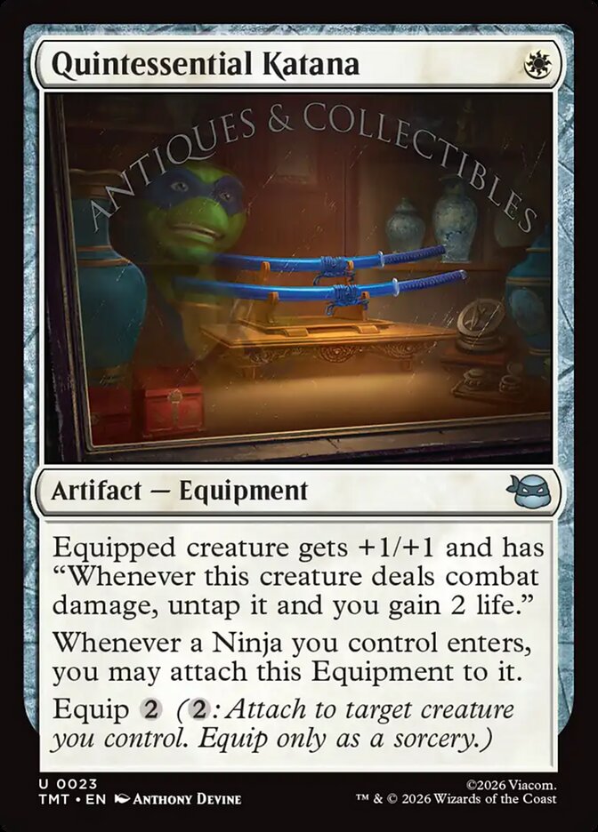 MTG - Quintessential Katana - Teenage Mutant Ninja Turtles (SOS)