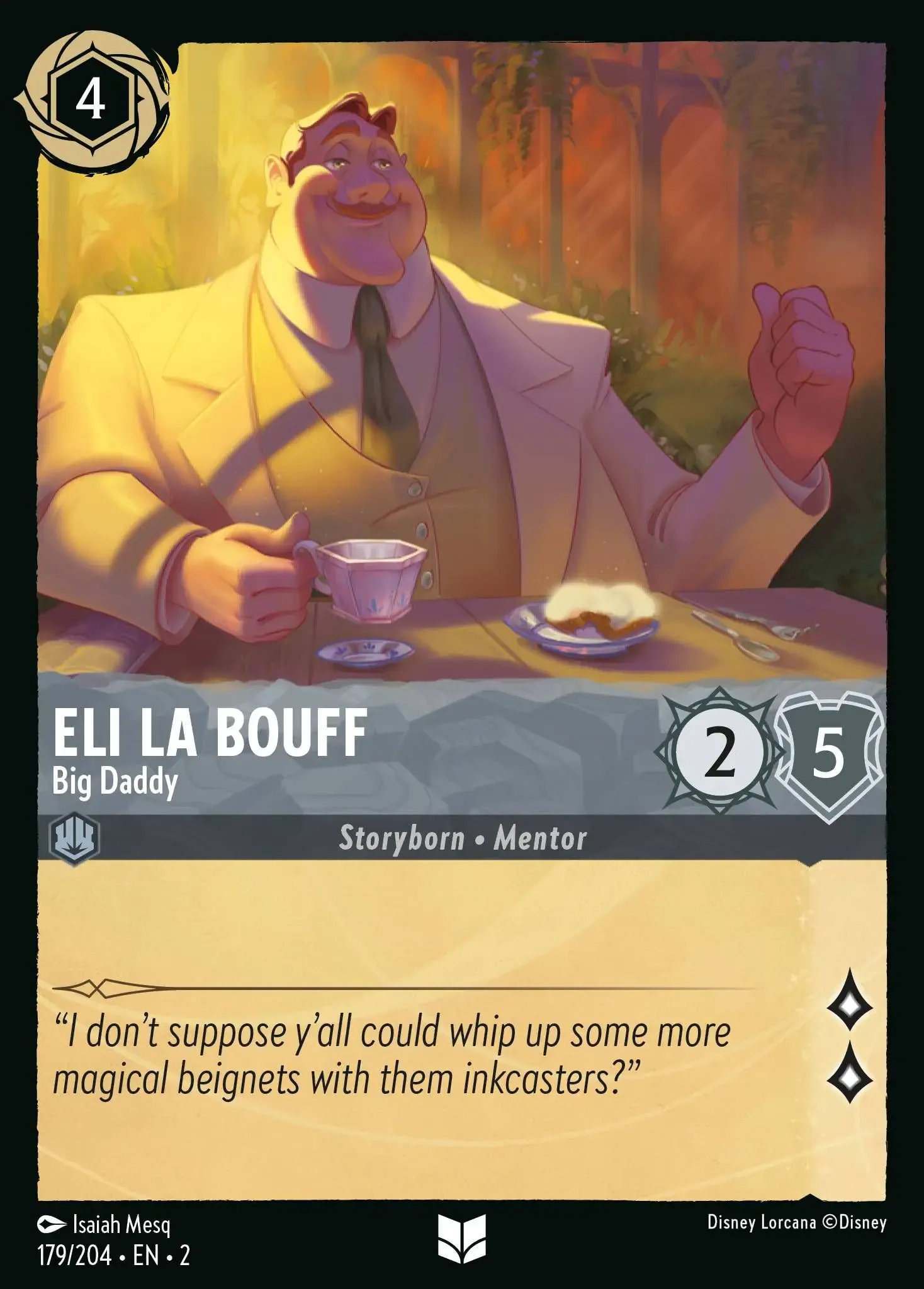 Lorcana - Eli La Bouff - Big Daddy - Rise of the Floodborn