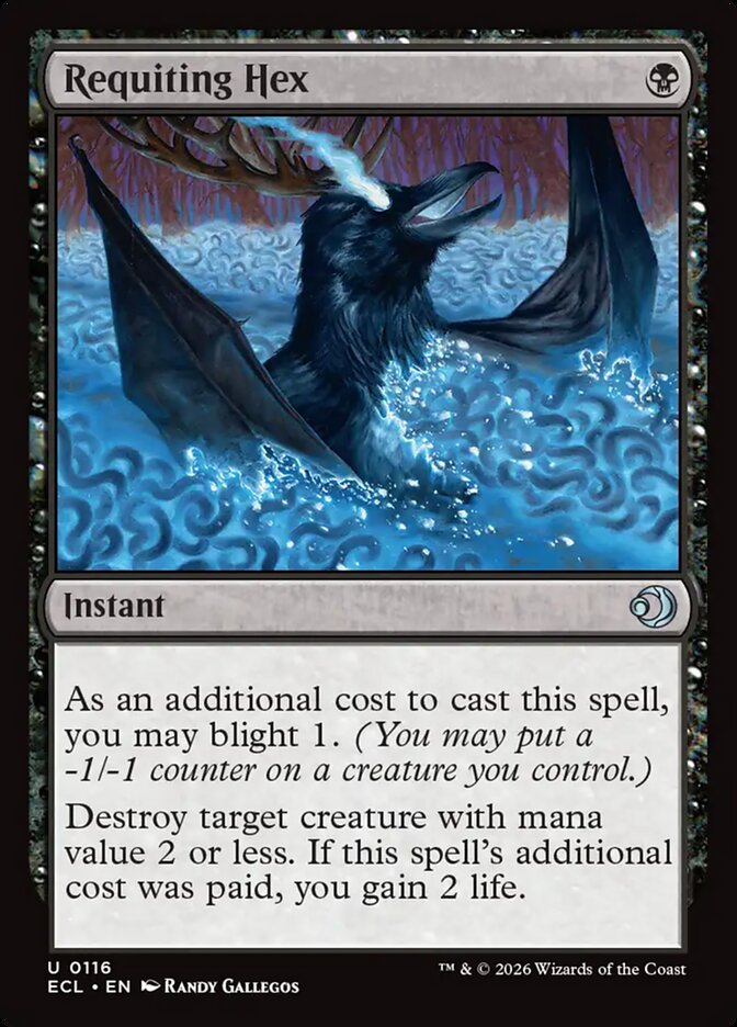 MTG - Requiting Hex - Lorwyn Eclipsed (SOS)