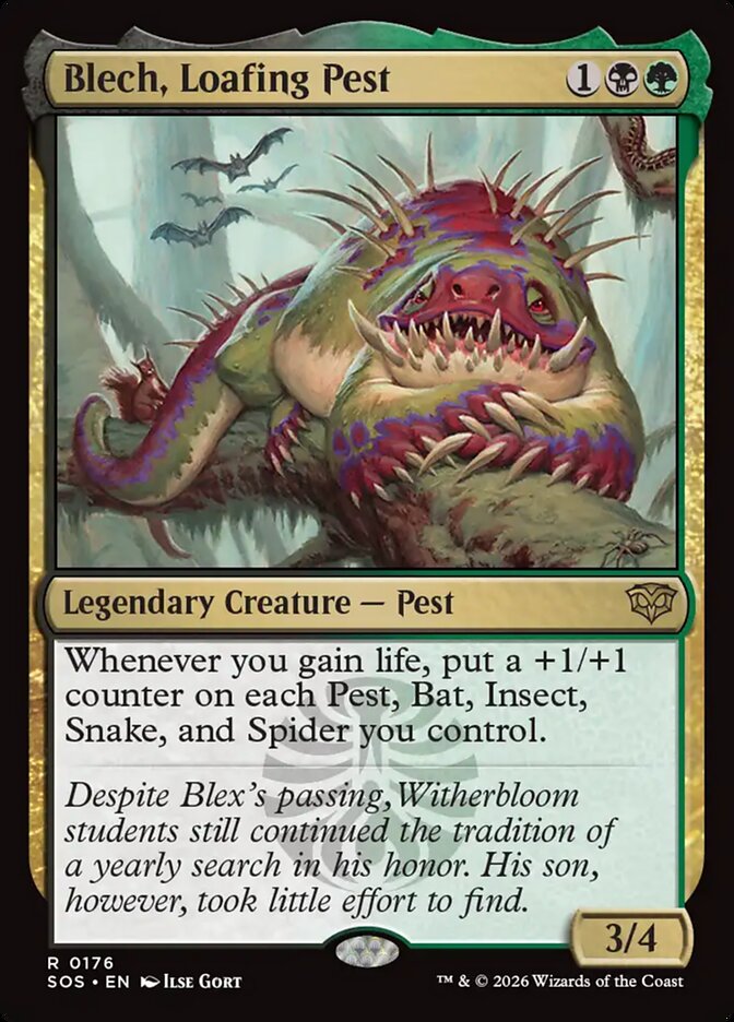 MTG - Blech, Loafing Pest - Secrets of Strixhaven (SOS)