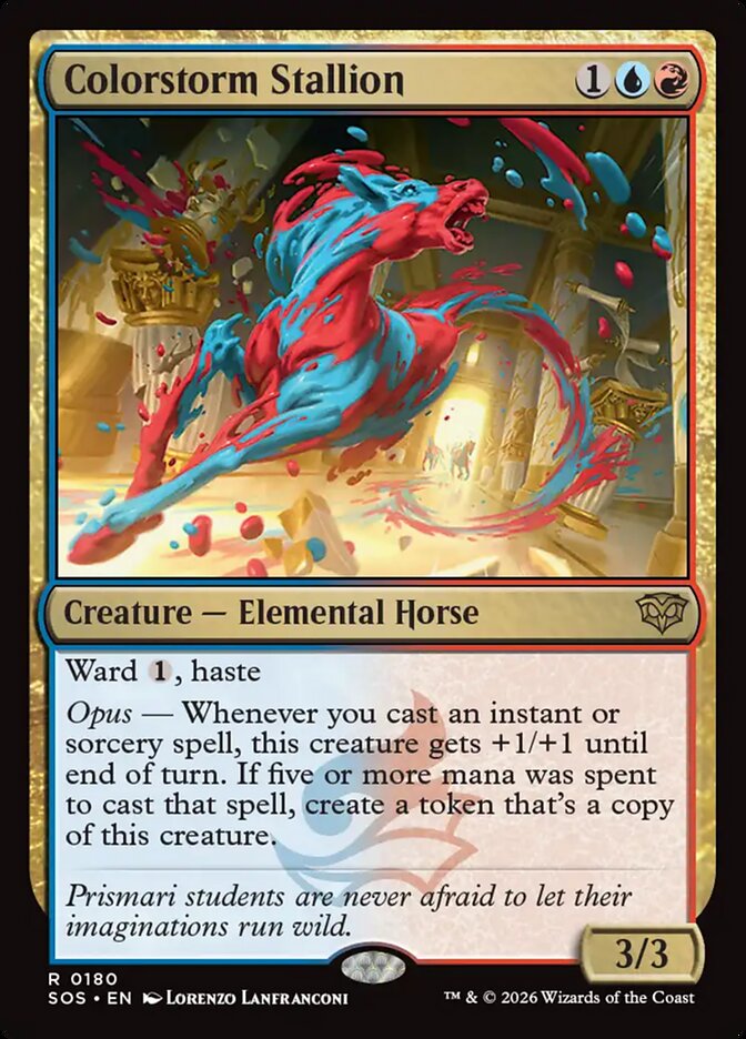 MTG - Colorstorm Stallion - Secrets of Strixhaven (SOS)