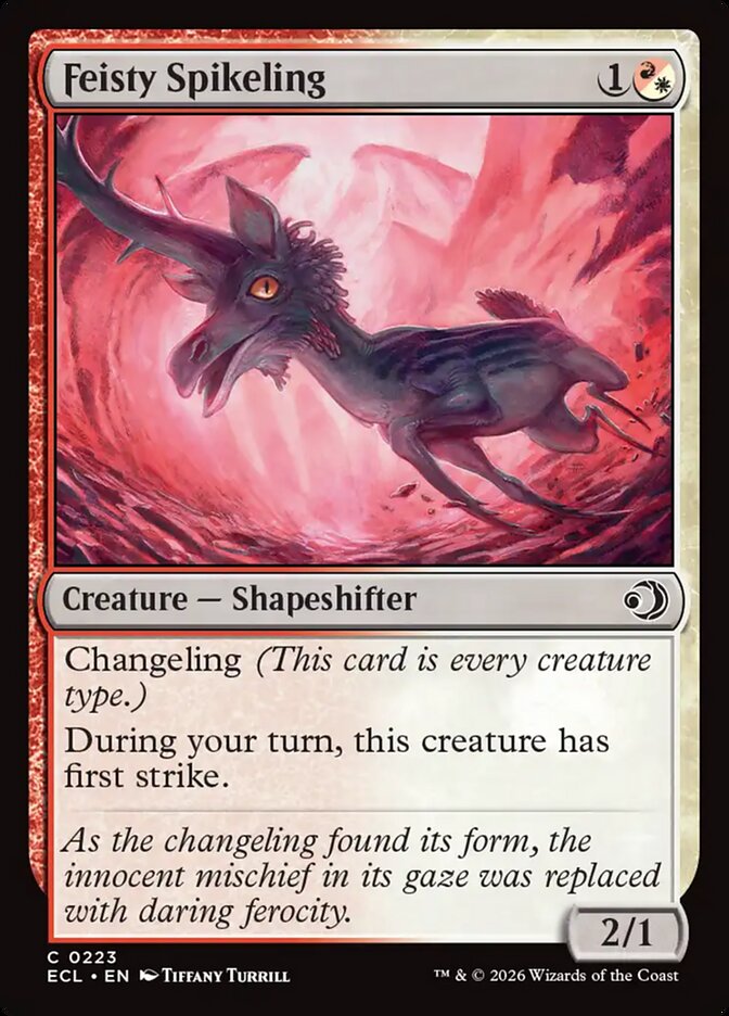 MTG - Feisty Spikeling - Lorwyn Eclipsed (SOS)