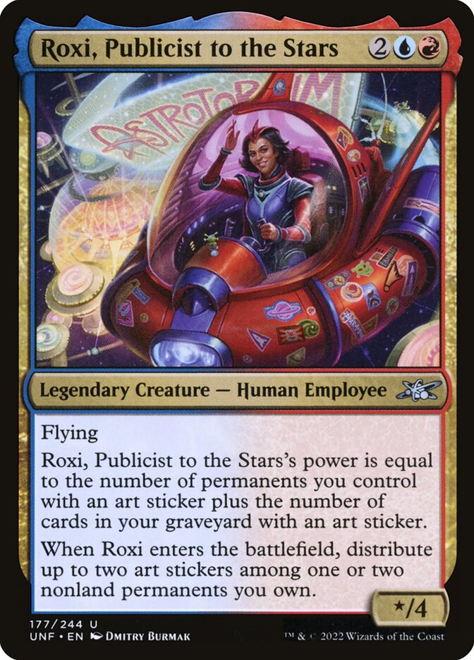 MTG - Roxi, Publicist to the Stars - Unfinity (SOS)