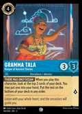 Lorcana - Gramma Tala - Keeper of Ancient Stories - Into the Inklands