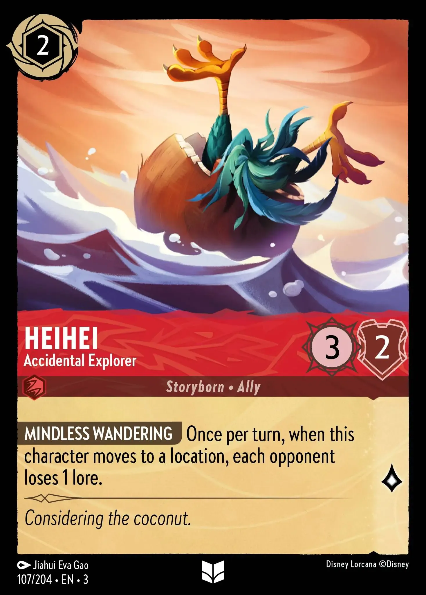 Lorcana - HeiHei - Accidental Explorer - Into the Inklands