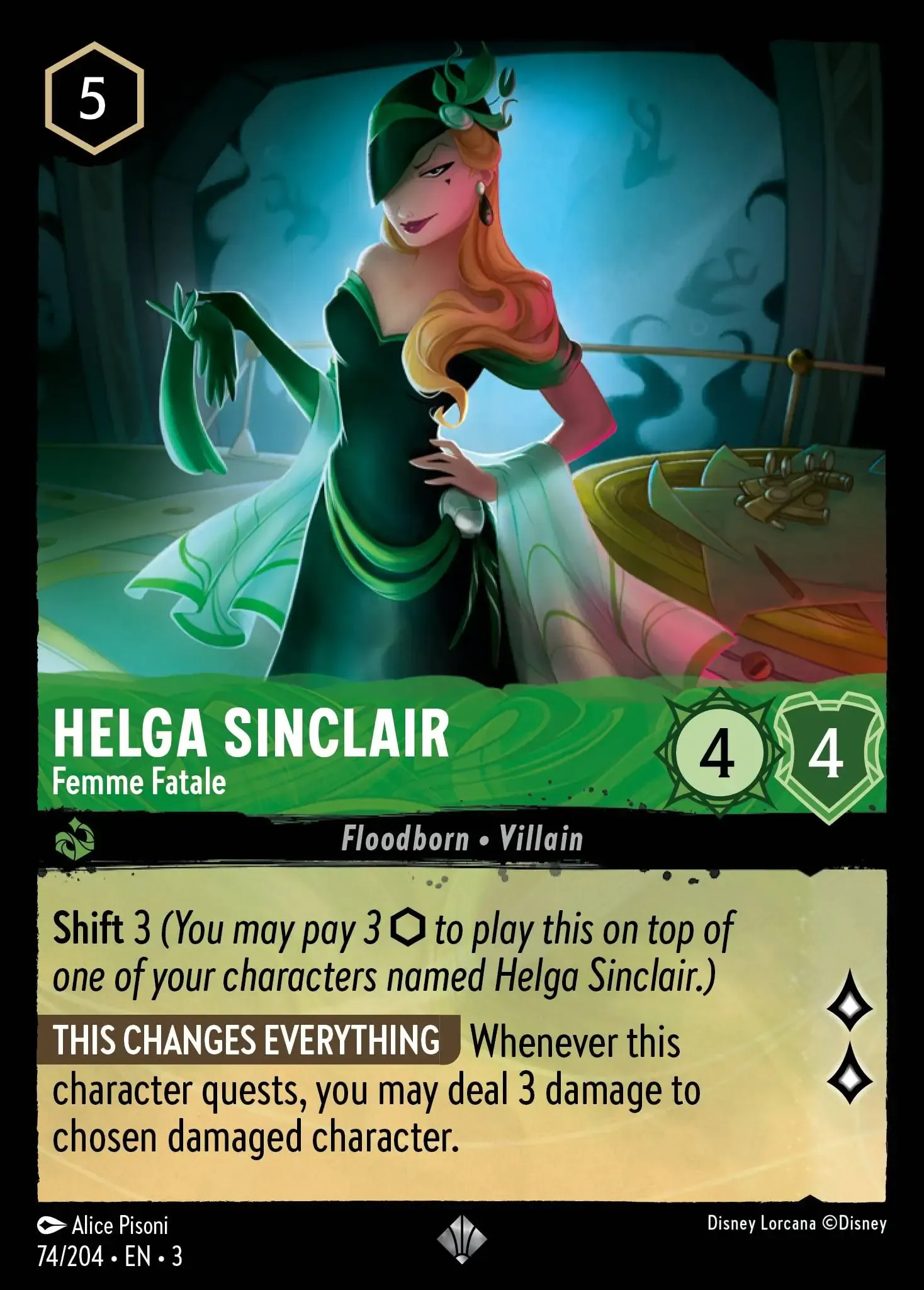 Lorcana - Helga Sinclair - Femme Fatale - Into the Inklands