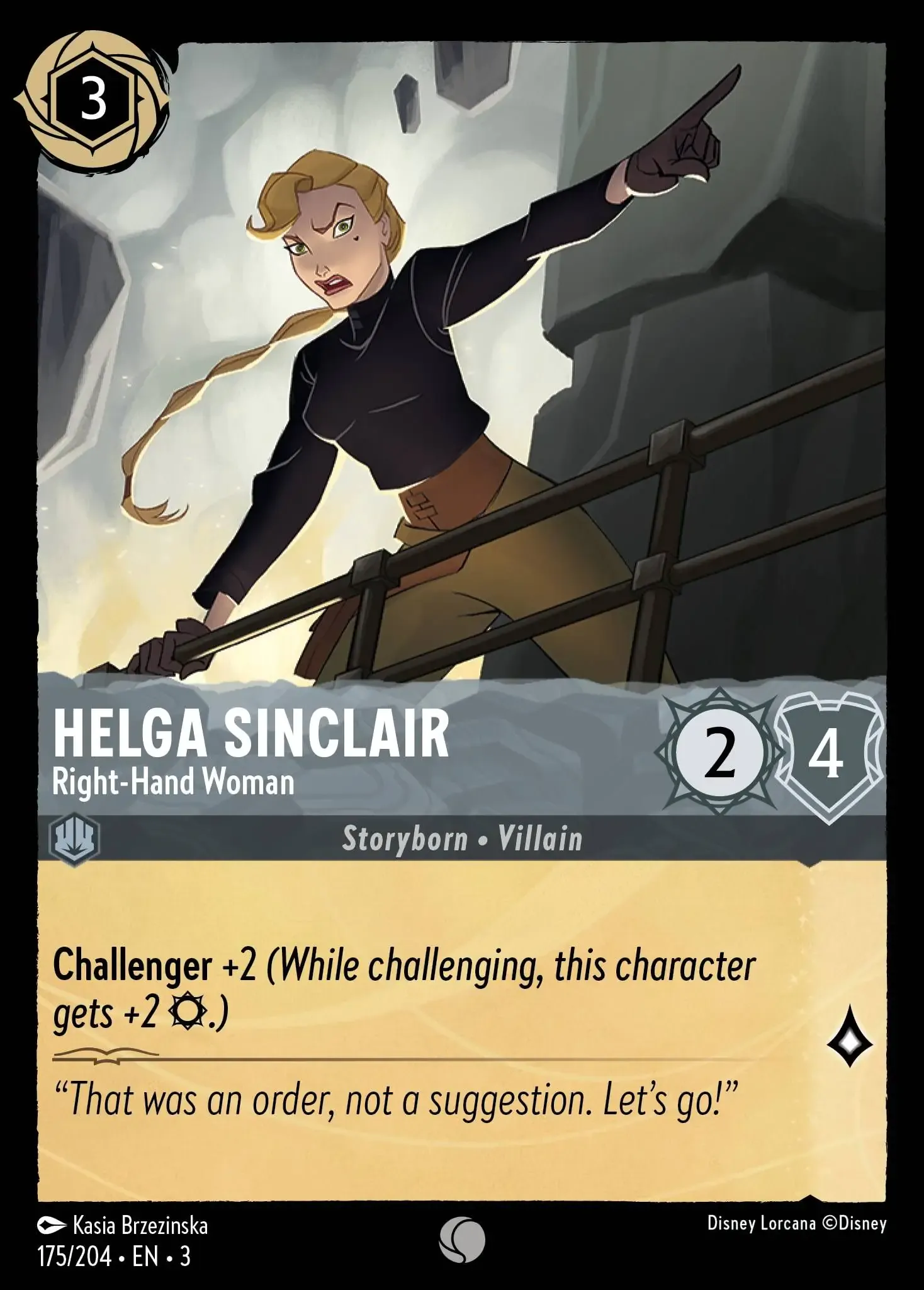 Lorcana - Helga Sinclair - Right-Hand Woman - Into the Inklands