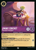 Lorcana - Jiminy Cricket - Pinocchio's Conscience - Rise of the Floodborn