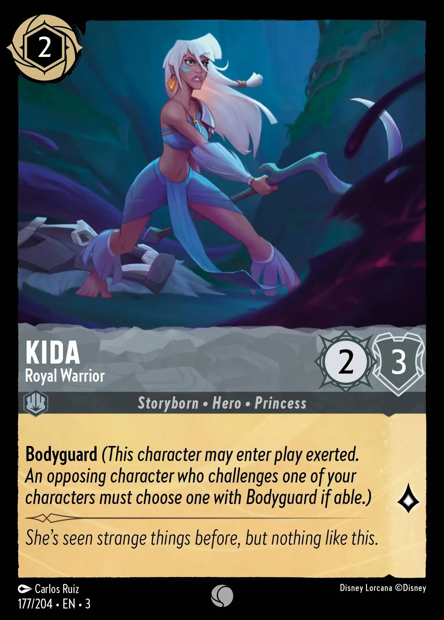 Lorcana - Kida - Royal Warrior - Into the Inklands