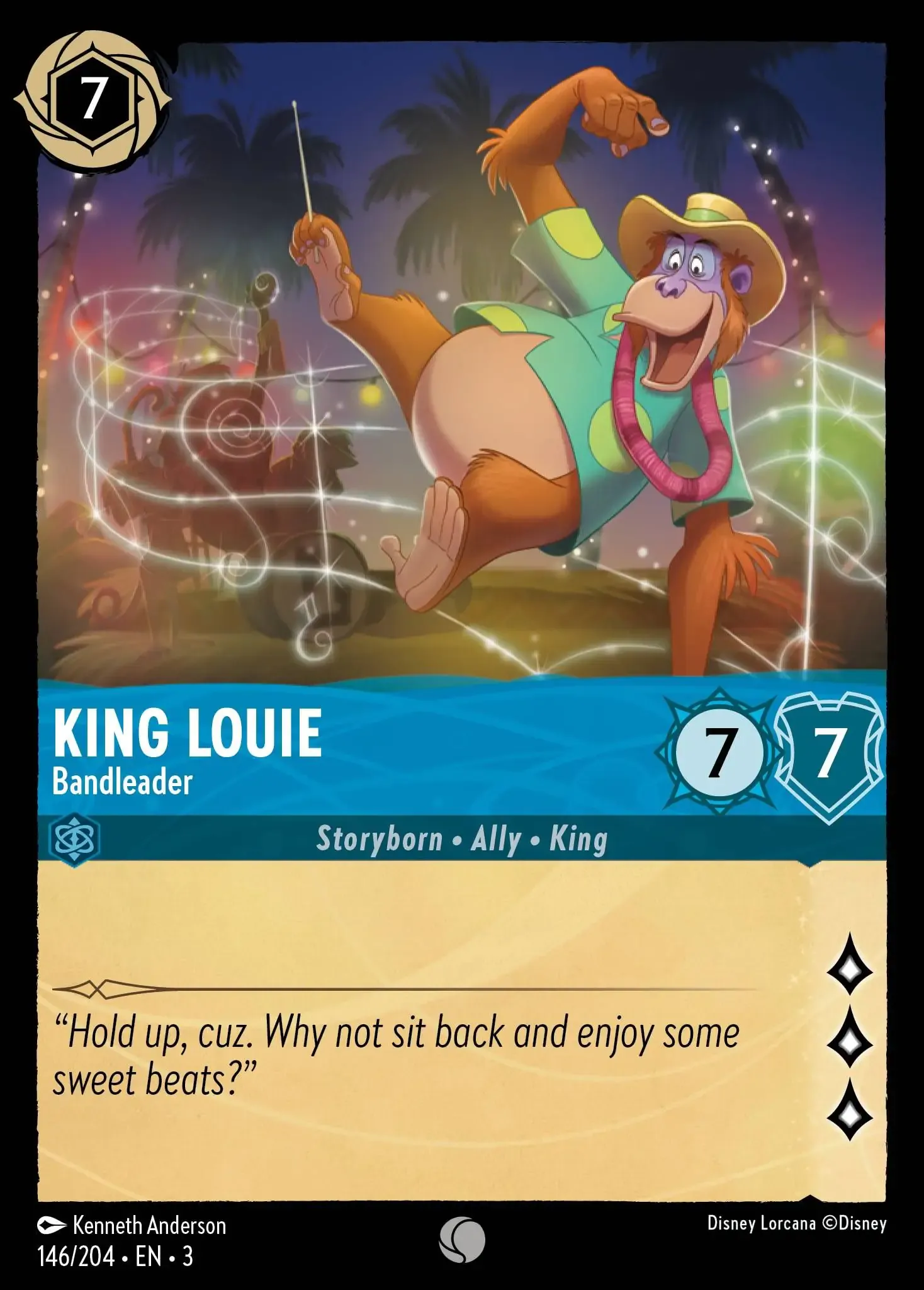 Lorcana - King Louie - Bandleader - Into the Inklands
