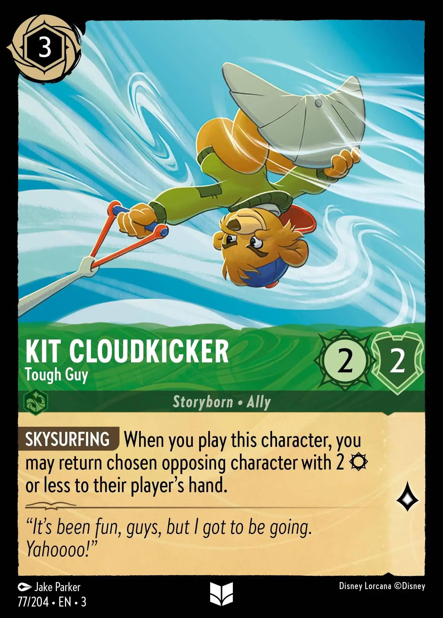 Lorcana - Kit Cloudkicker - Tough Guy - Into the Inklands