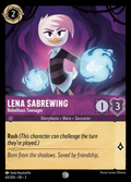 Lorcana - Lena Sabrewing - Rebellious Teenager - Into the Inklands