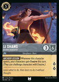 Lorcana - Li Shang - Archery Instructor - Rise of the Floodborn