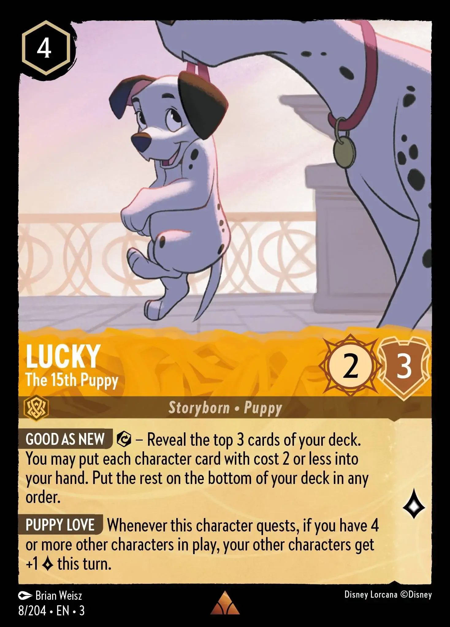 Lorcana - Lucky - The 15th Puppy - Into the Inklands