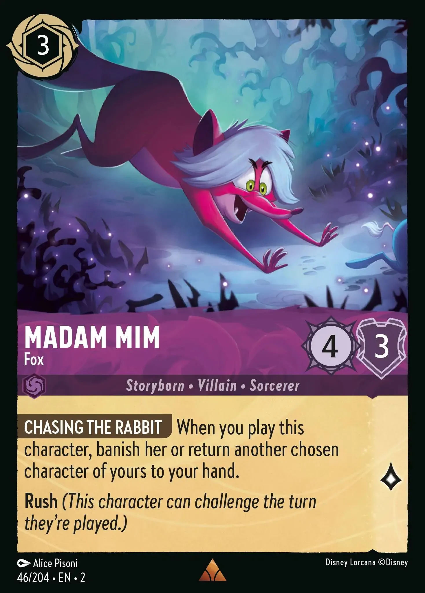 Lorcana - Madam Mim - Fox - Rise of the Floodborn