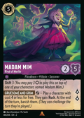 Lorcana - Madam Mim - Rival of Merlin - Rise of the Floodborn
