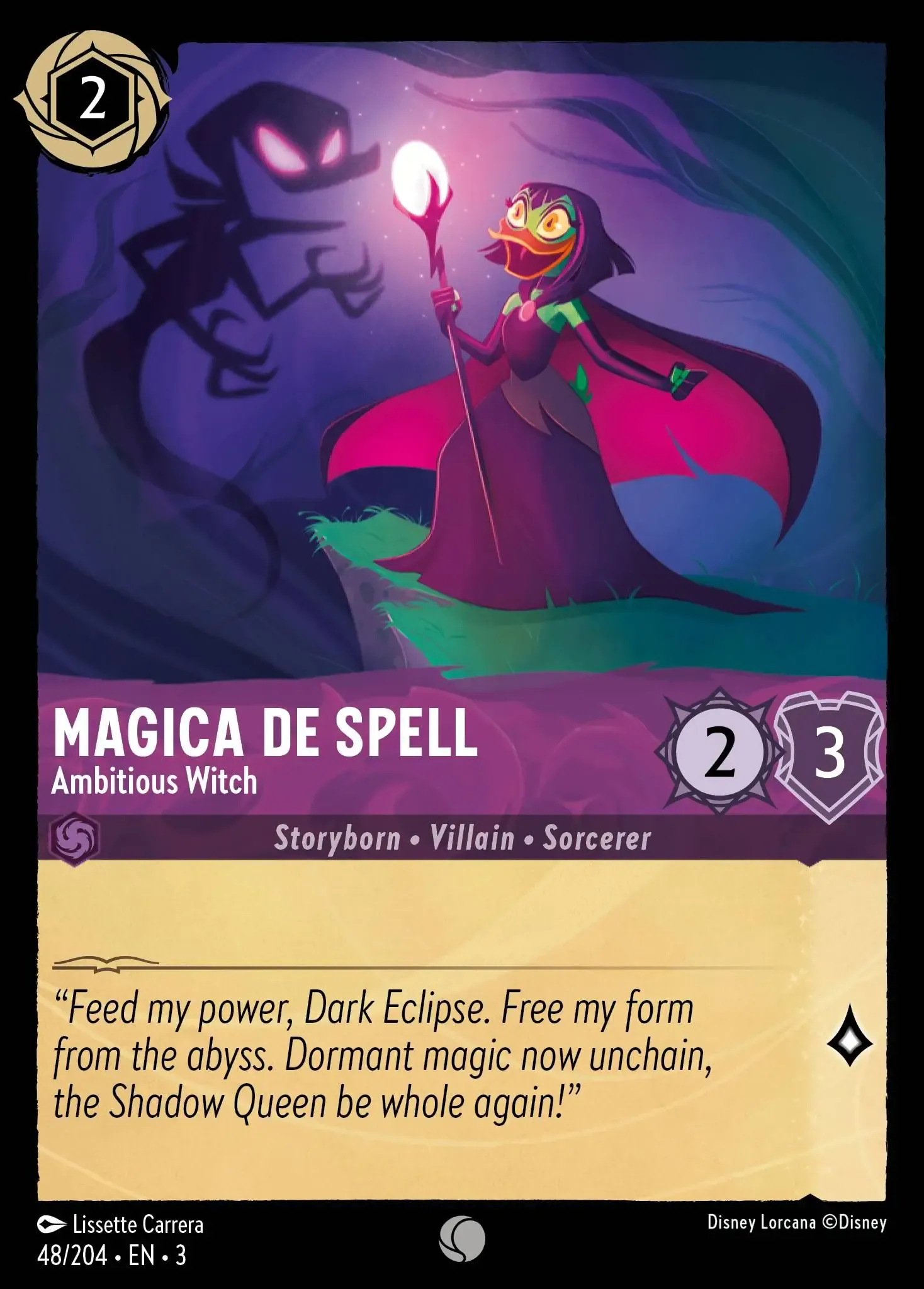 Lorcana - Magica De Spell - Ambitious Witch - Into the Inklands