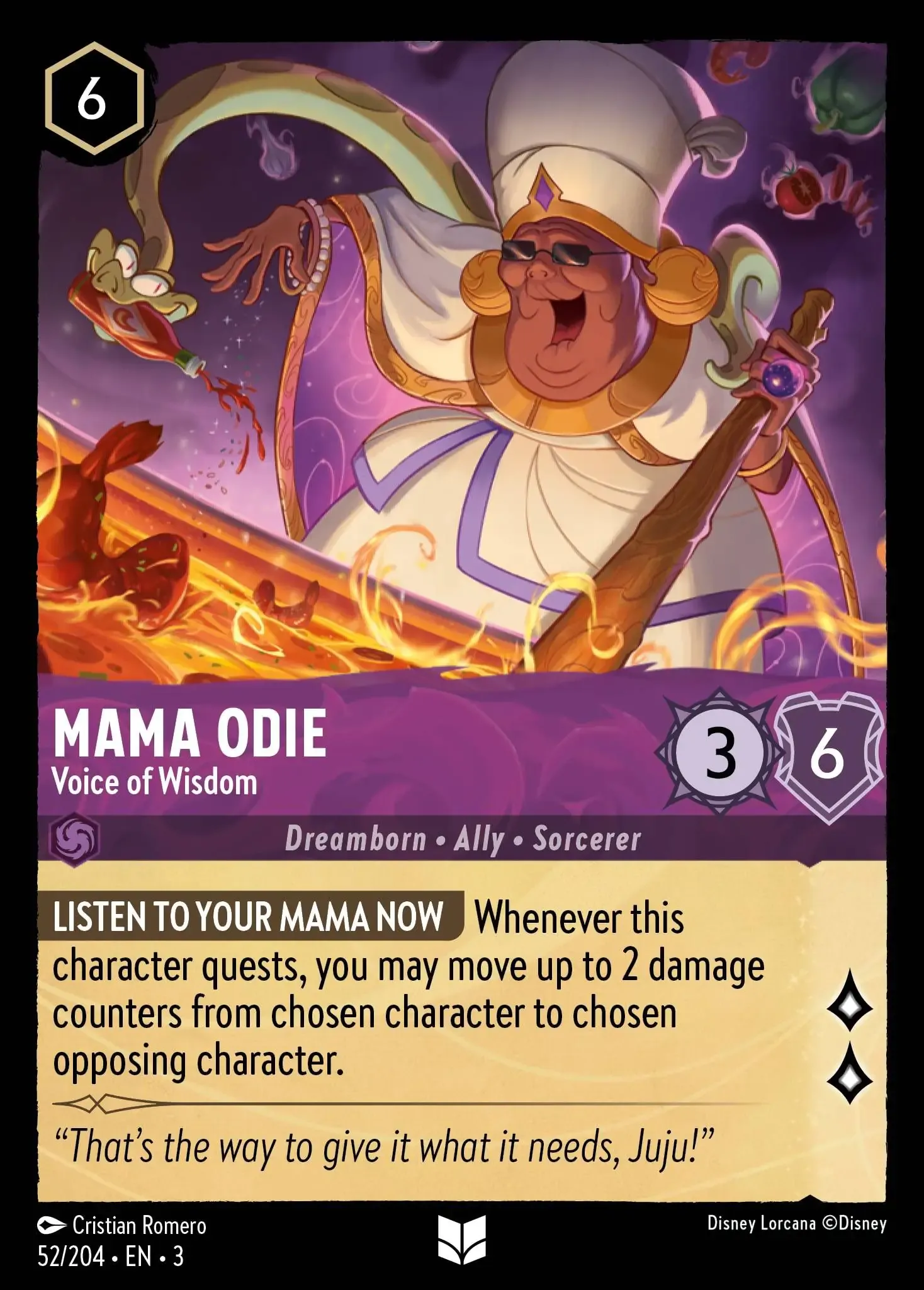 Lorcana - Mama Odie - Voice of Wisdom - Into the Inklands
