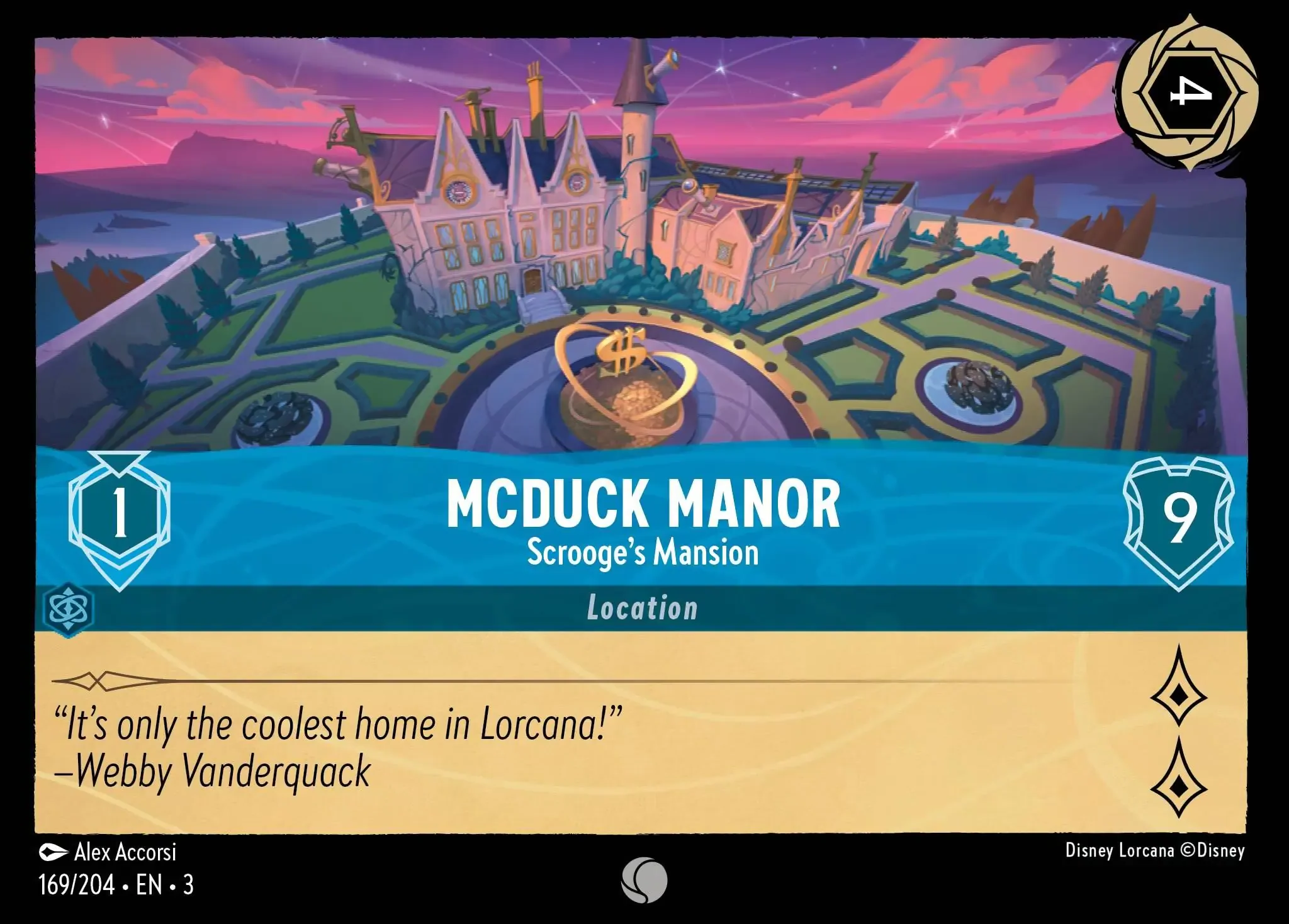 Lorcana - McDuck Manor - Scrooge's Mansion - Into the Inklands