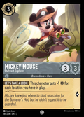Lorcana - Mickey Mouse - Stalwart Explorer - Into the Inklands