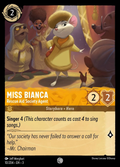 Lorcana - Miss Bianca - Rescue Aid Society Agent - Into the Inklands