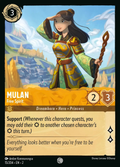 Lorcana - Mulan - Free Spirit - Rise of the Floodborn