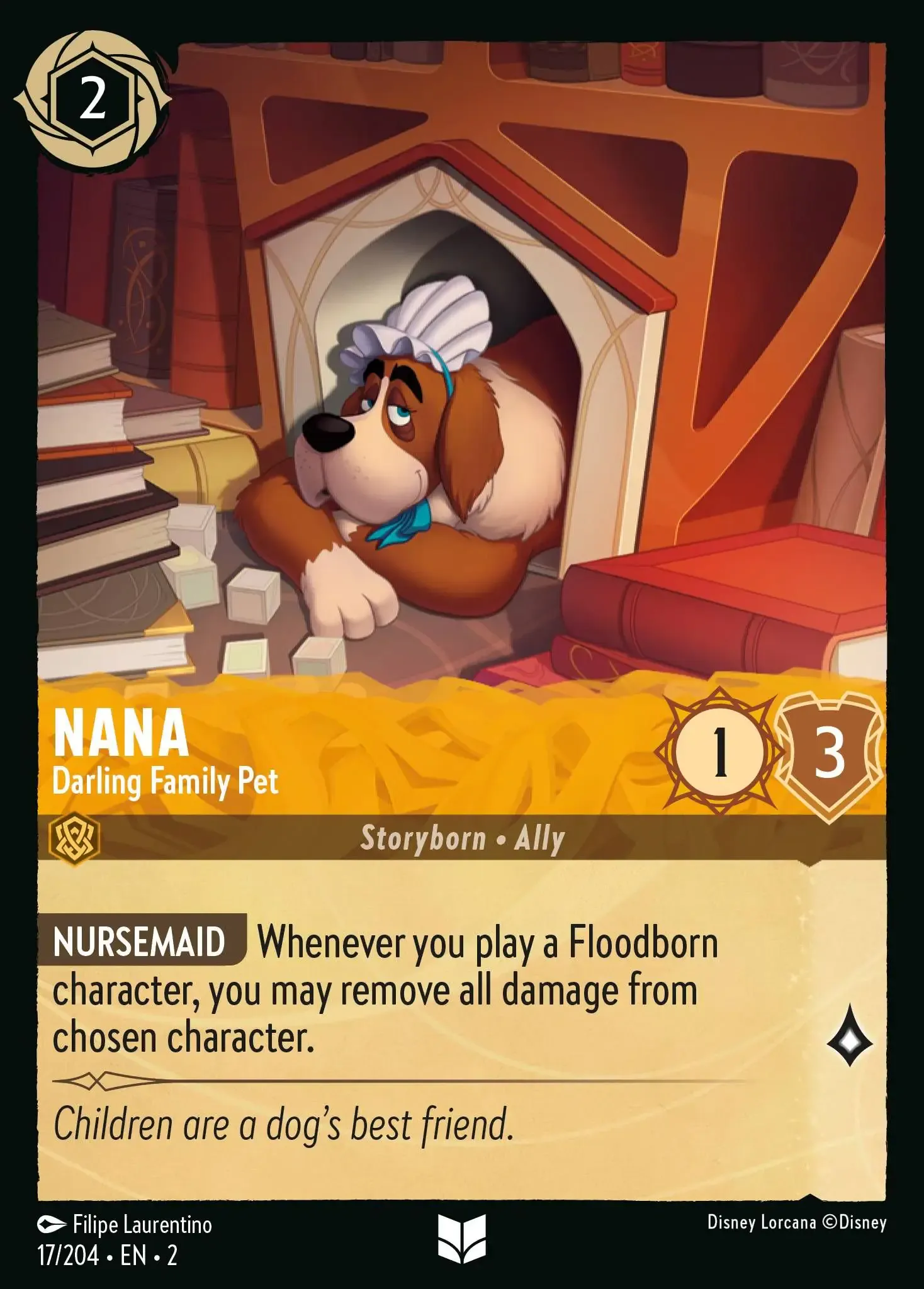 Lorcana - Nana - Darling Family Pet - Rise of the Floodborn