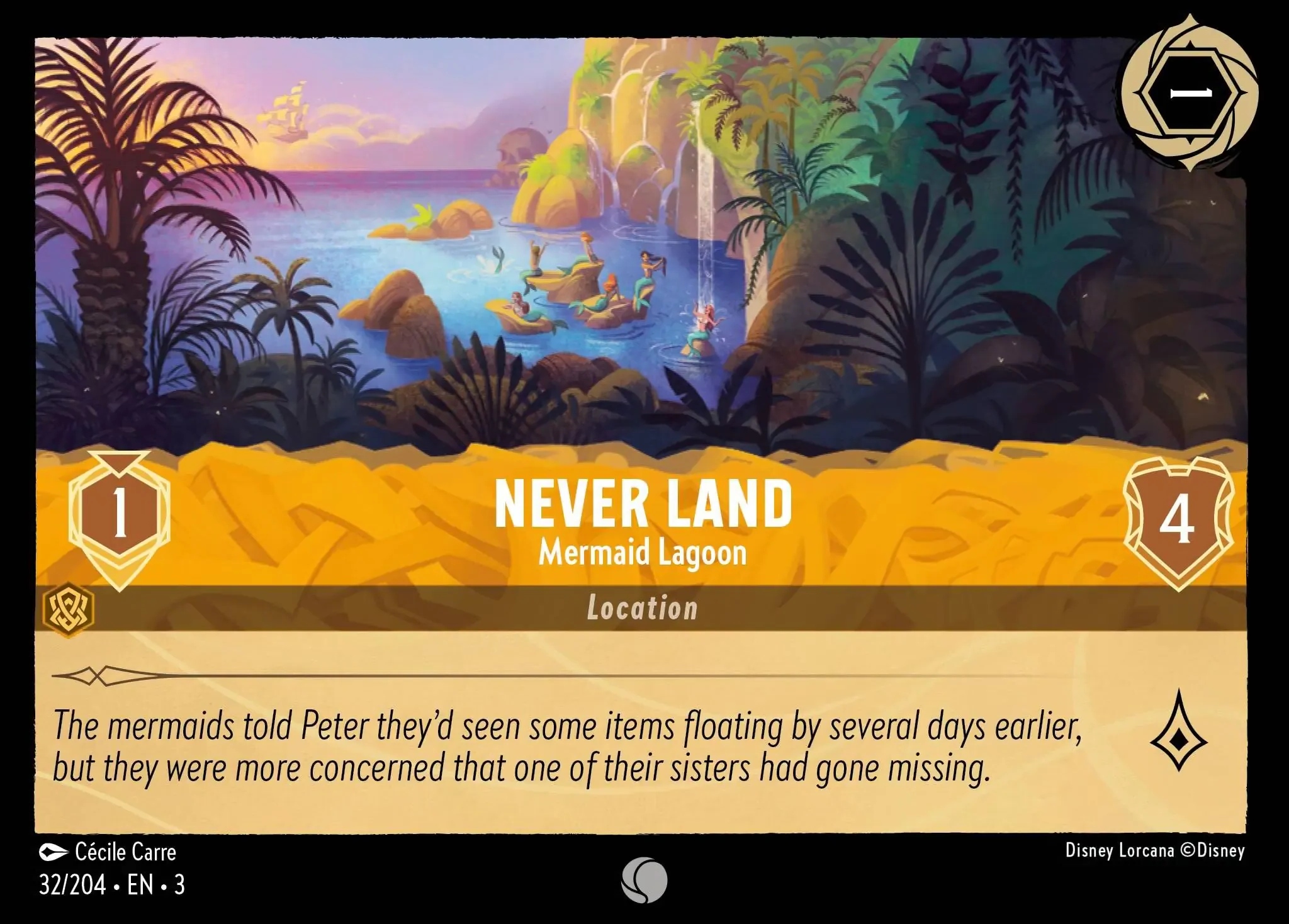 Lorcana - Never Land - Mermaid Lagoon - Into the Inklands