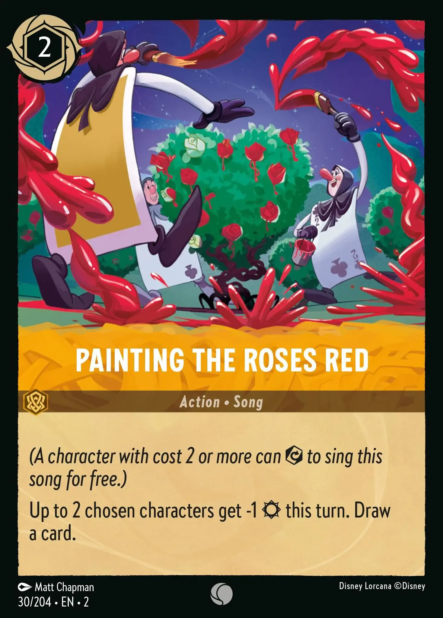 Lorcana - Painting the Roses Red - Rise of the Floodborn