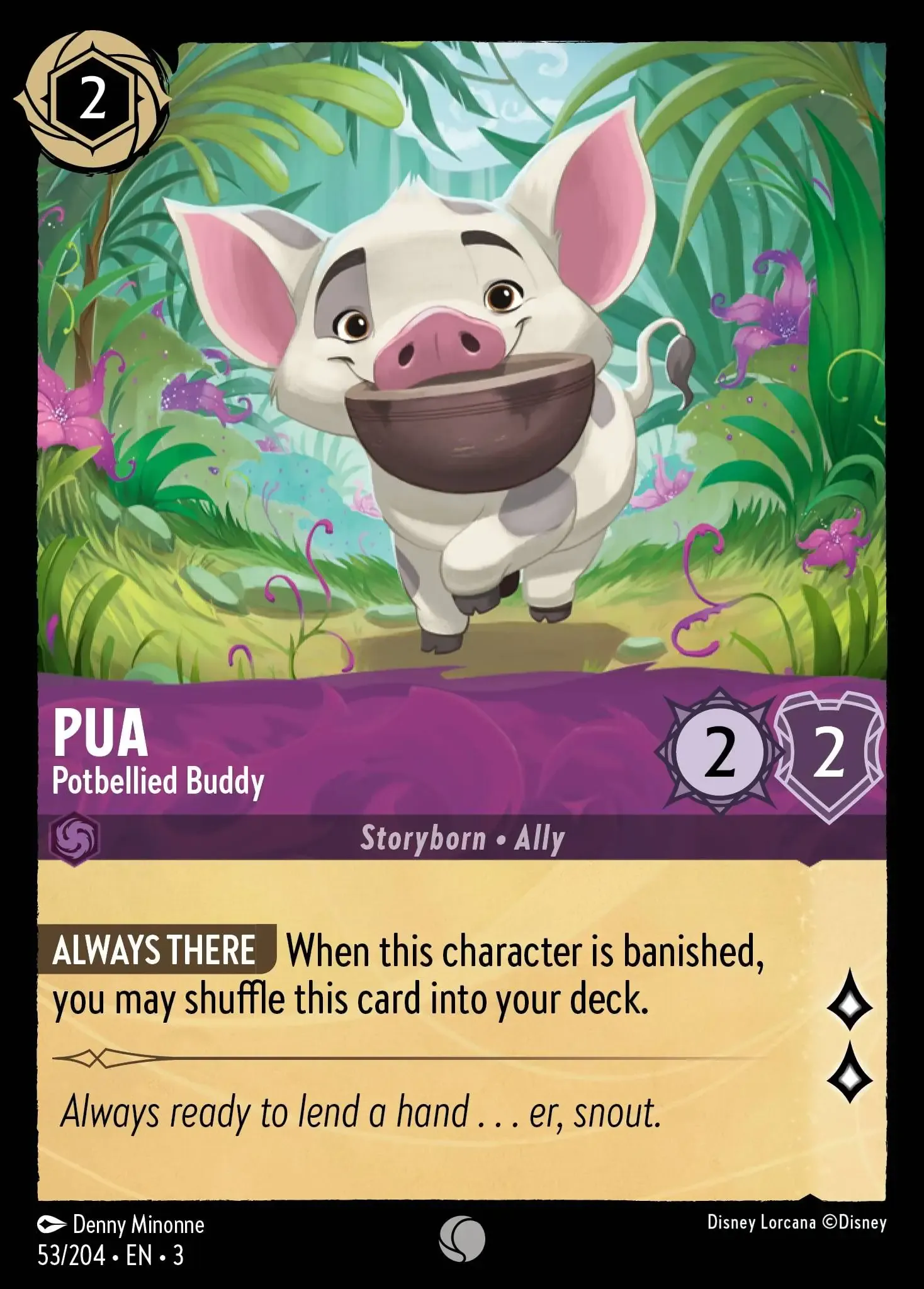 Lorcana - Pua - Potbellied Buddy - Into the Inklands