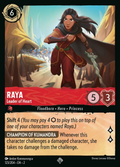 Lorcana - Raya - Leader of Heart - Rise of the Floodborn