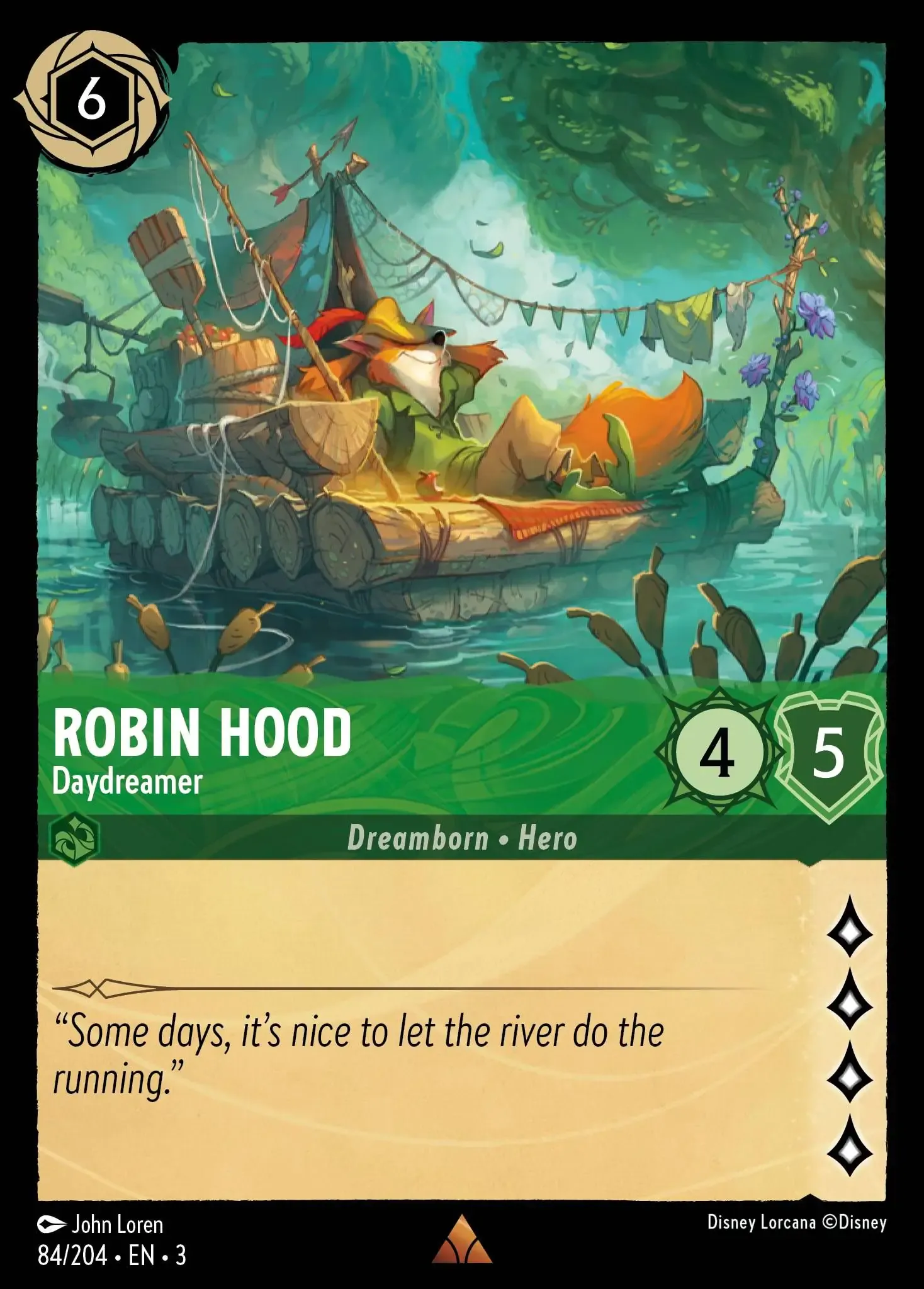 Lorcana - Robin Hood - Daydreamer - Into the Inklands