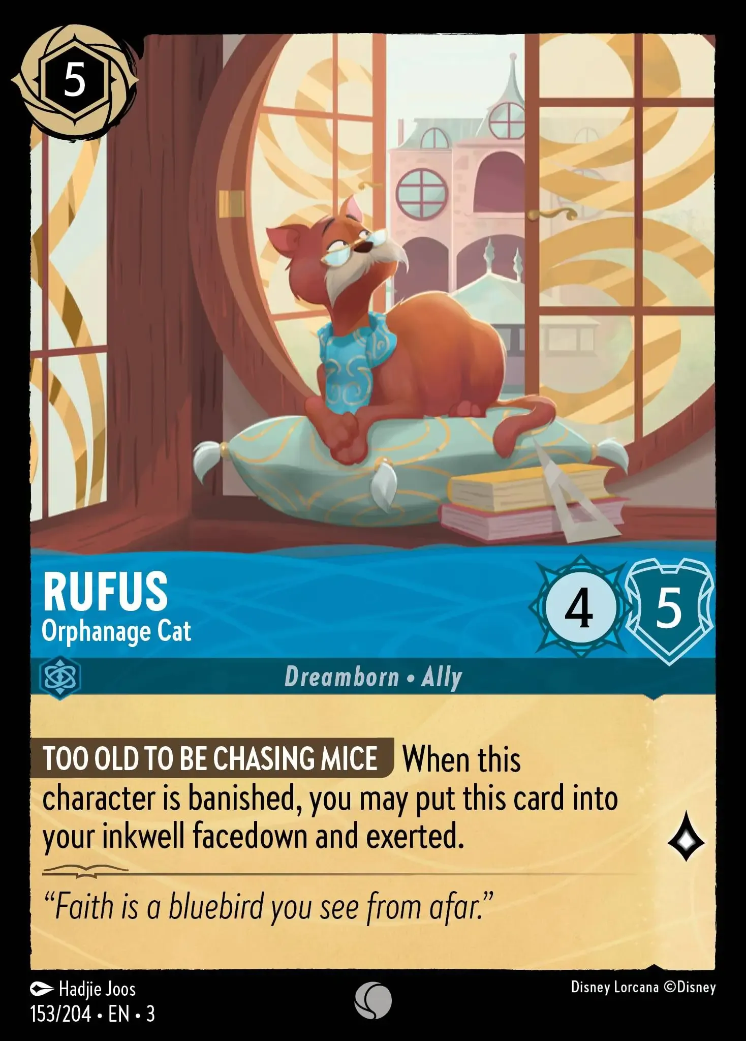 Lorcana - Rufus - Orphanage Cat - Into the Inklands