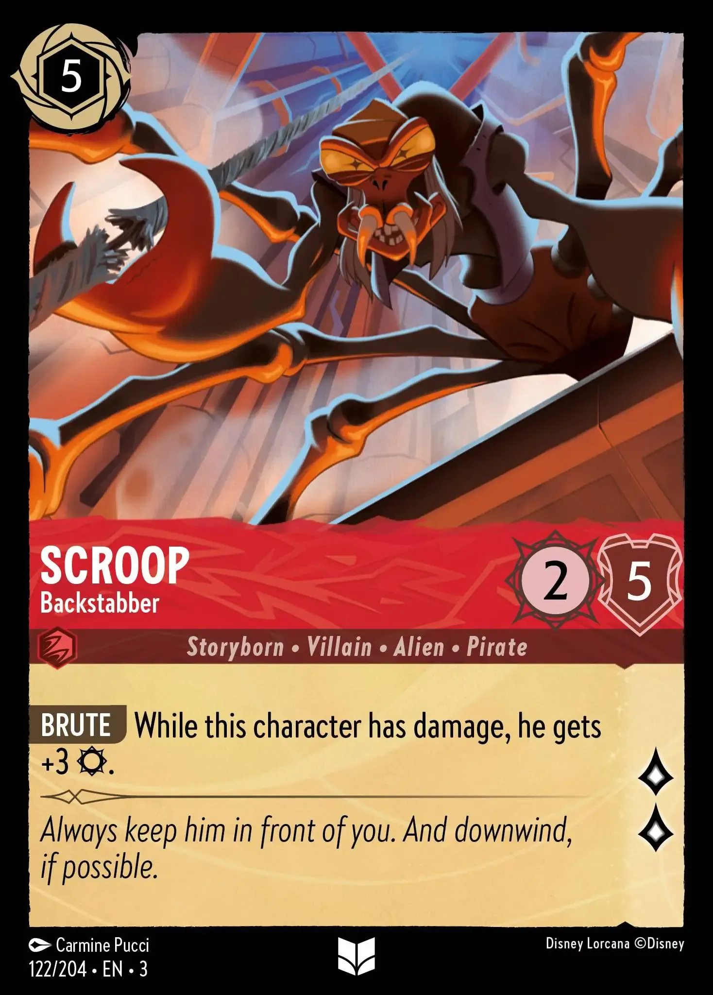 Lorcana - Scroop - Backstabber - Into the Inklands