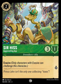Lorcana - Sir Hiss - Aggravating Asp - Into the Inklands