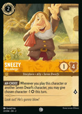 Lorcana - Sneezy - Very Allergic - Rise of the Floodborn
