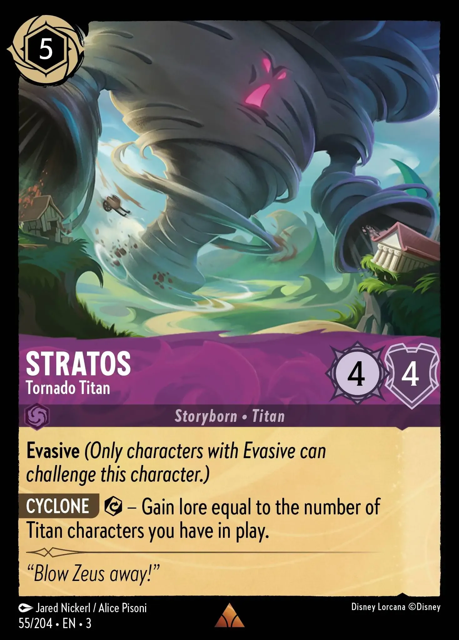Lorcana - Stratos - Tornado Titan - Into the Inklands