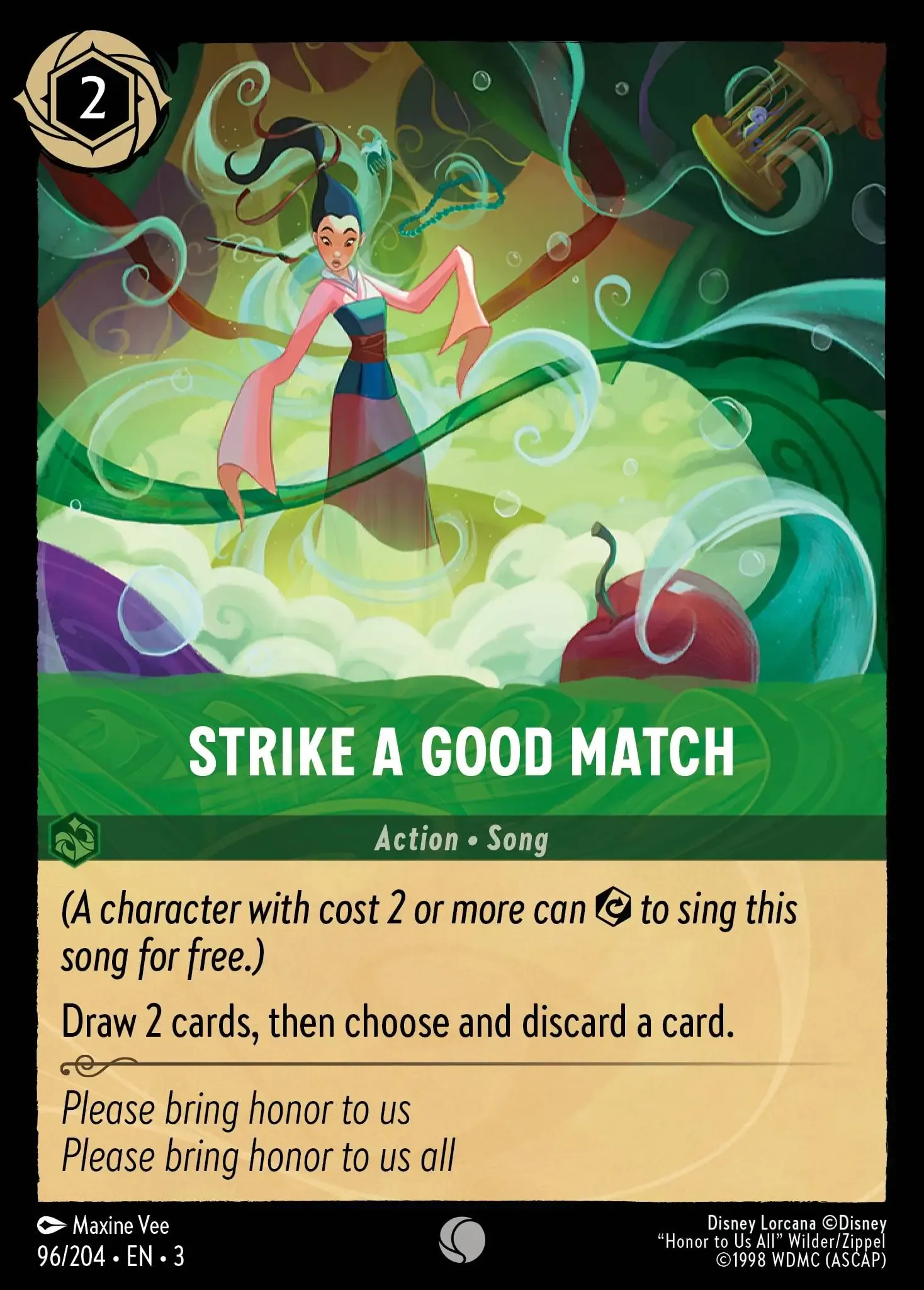 Lorcana - Strike A Good Match - Into the Inklands