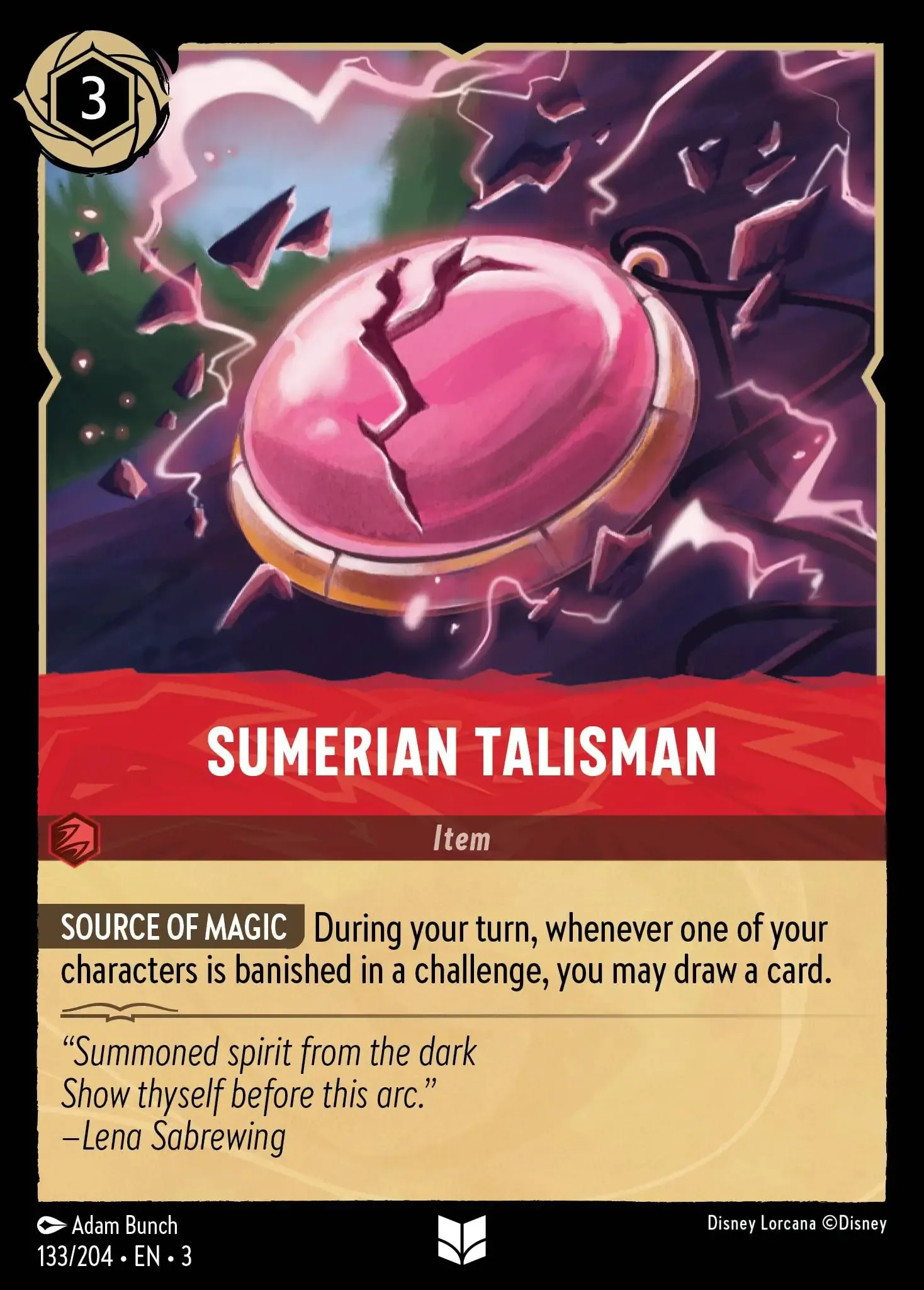 Lorcana - Sumerian Talisman - Into the Inklands