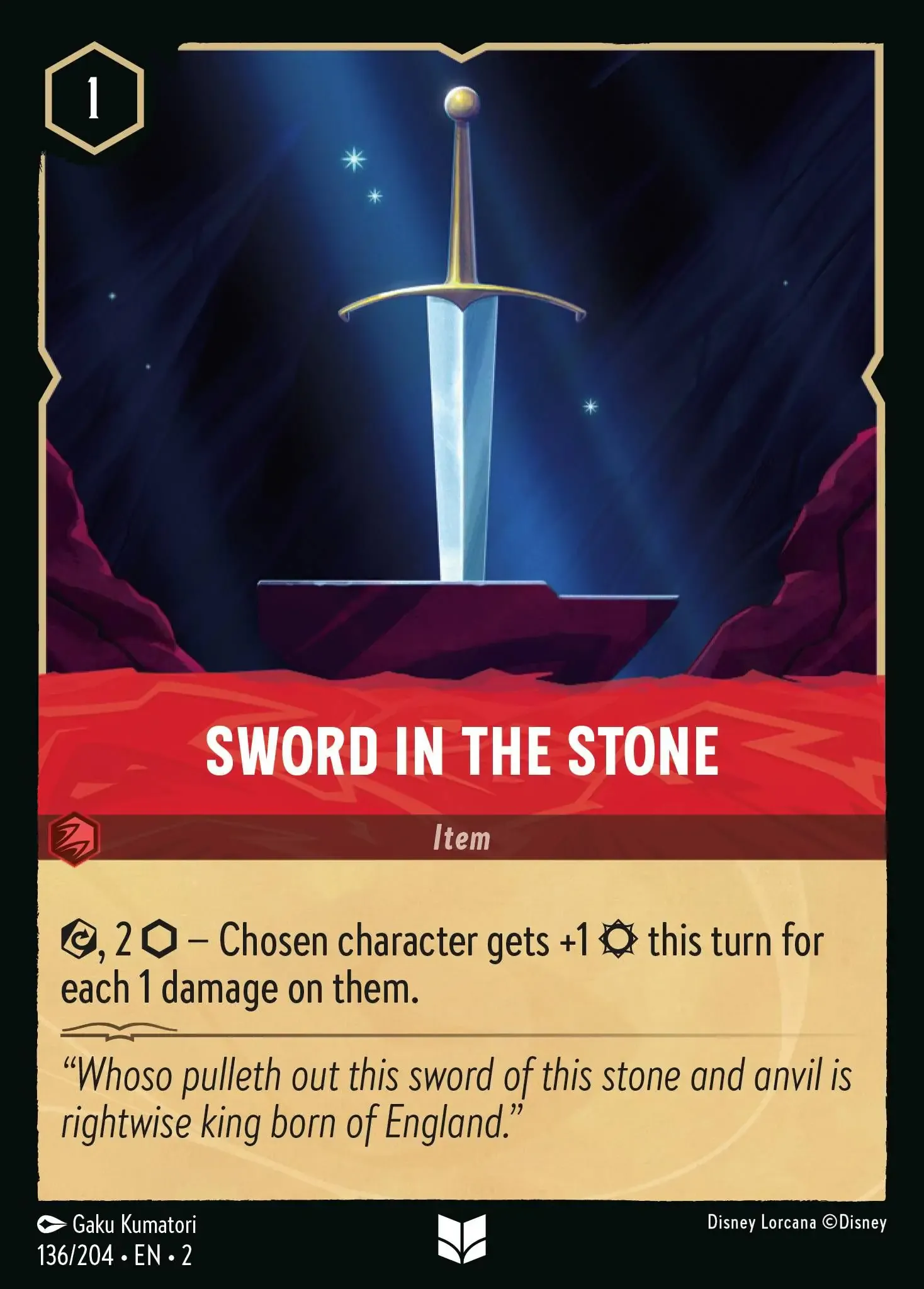 Lorcana - Sword In The Stone - Rise of the Floodborn