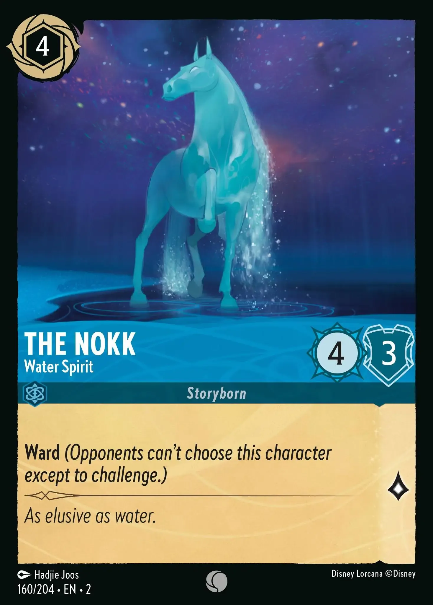 Lorcana - The Nokk - Water Spirit - Rise of the Floodborn