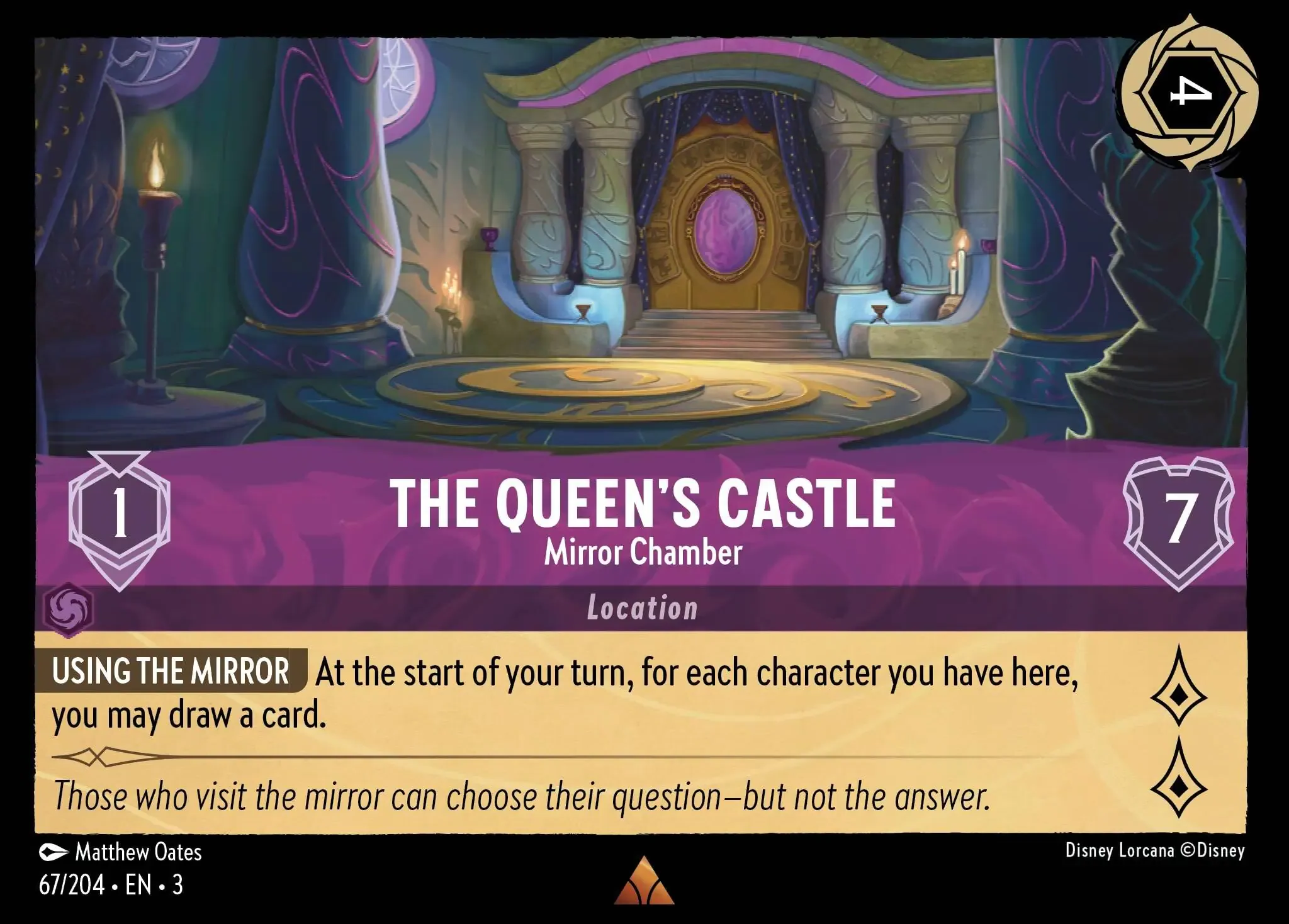 Lorcana - The Queen's Castle - Mirror Chamber - Into the Inklands
