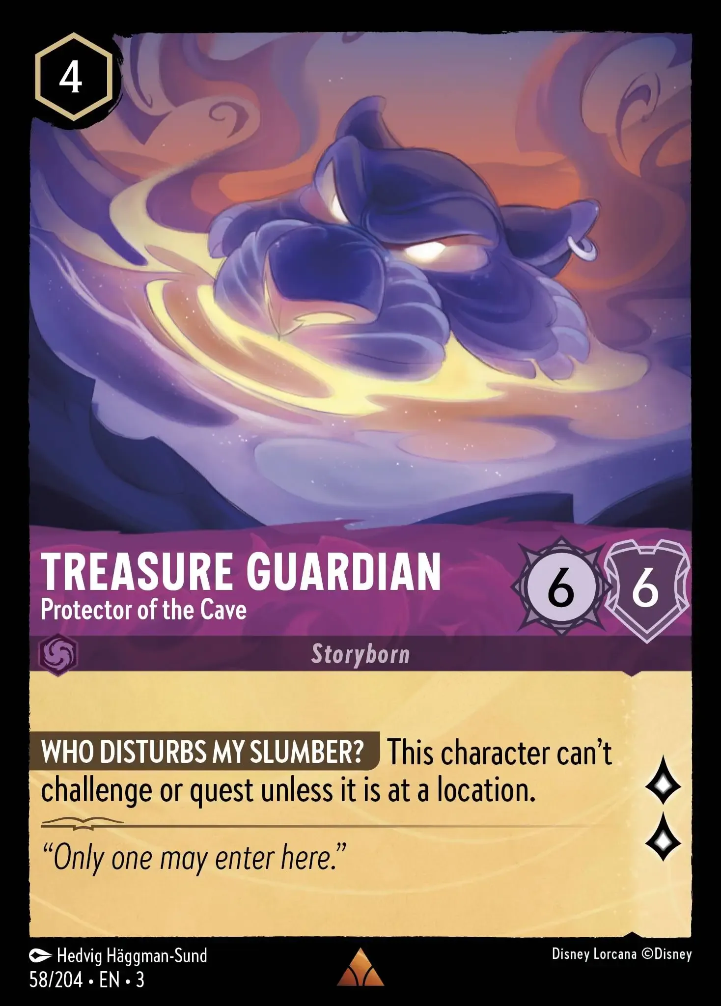 Lorcana - Treasure Guardian - Protector of the Cave - Into the Inklands